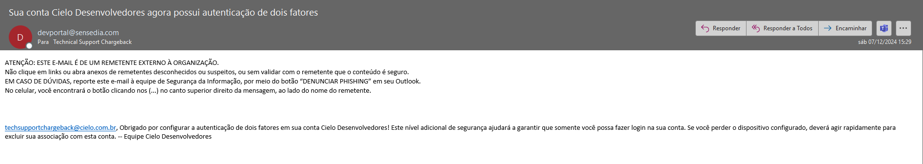 API Chargeback Imagem 8